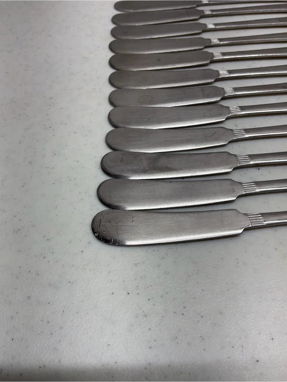 Lot of 12 Triton by Amcrest Butter Knives Made in Japan Vintage
